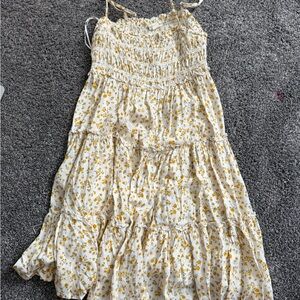 Aeropostale Yellow Floral Dress